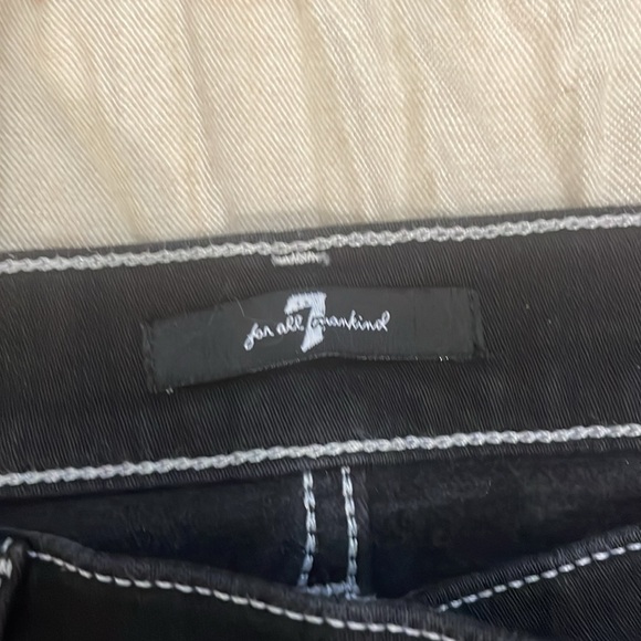 7 for all mankind black Jean - Picture 4 of 5